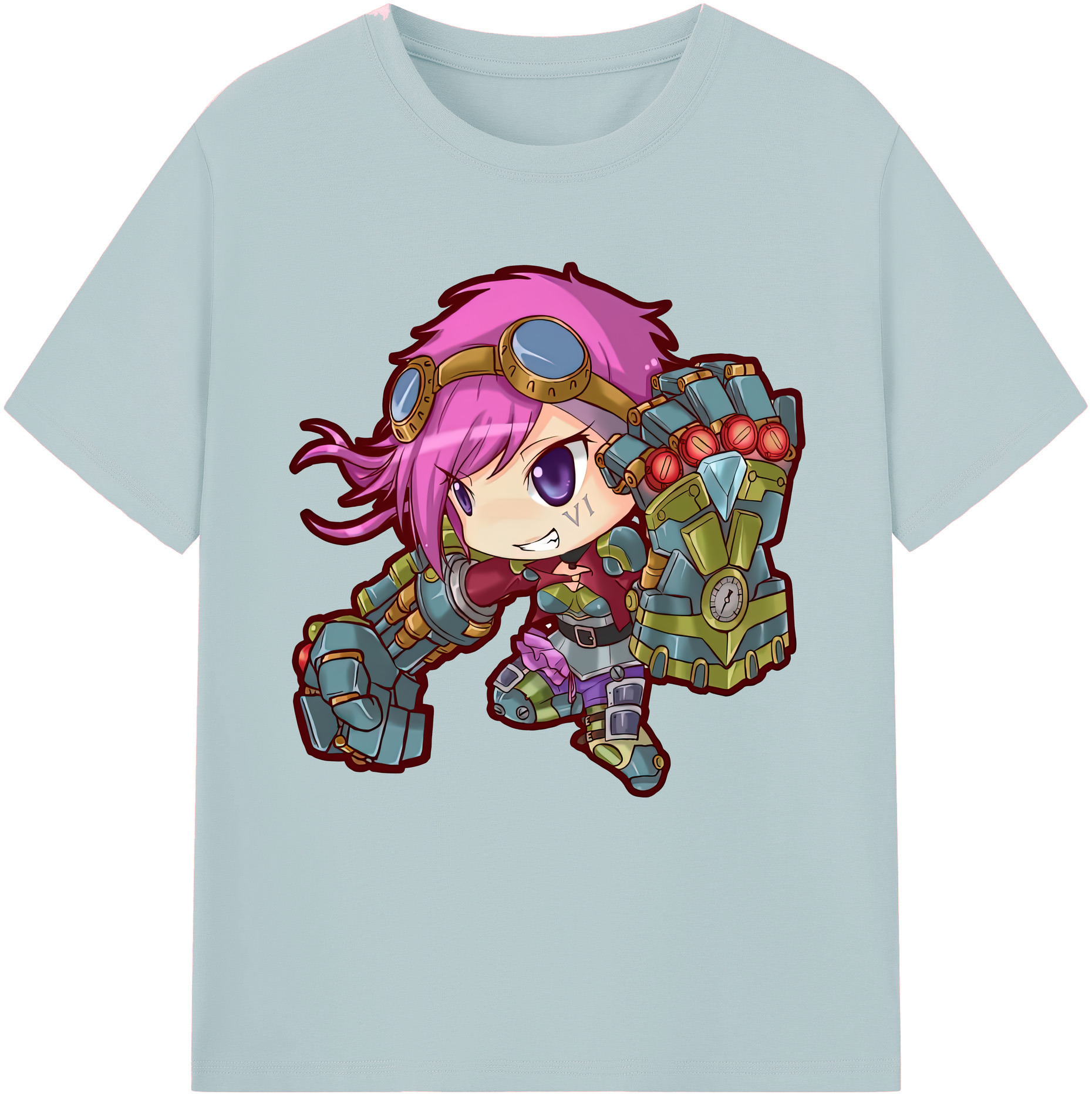 リーグ・オブ・レジェンド League of Legends LOL 綿100％半袖Tシャツ（フロントプリント）